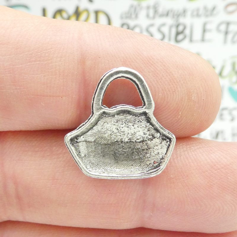10 Purse Charm Pendent Silver by TIJC SP0524 - Image 3