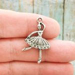 Ballerina Charm Silver