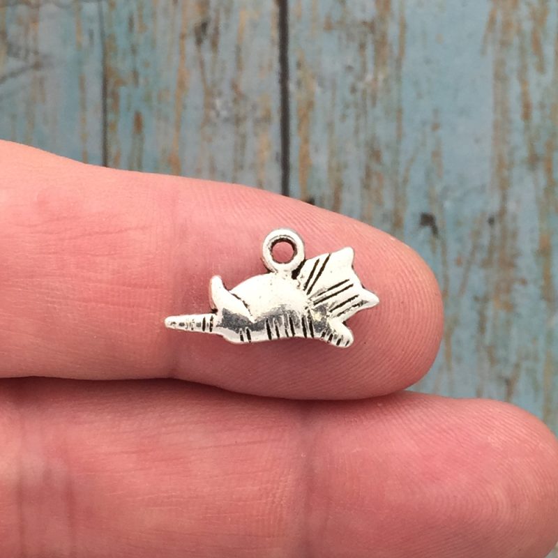 12 Cat Charm Silver by TIJC SP0543 - Image 2