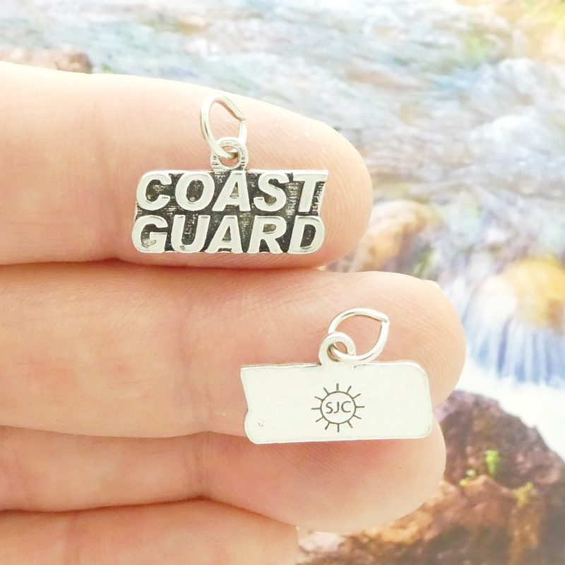 5 Silver Coast Guard Charm 11x19mm by TIJC SP0548 - Image 3