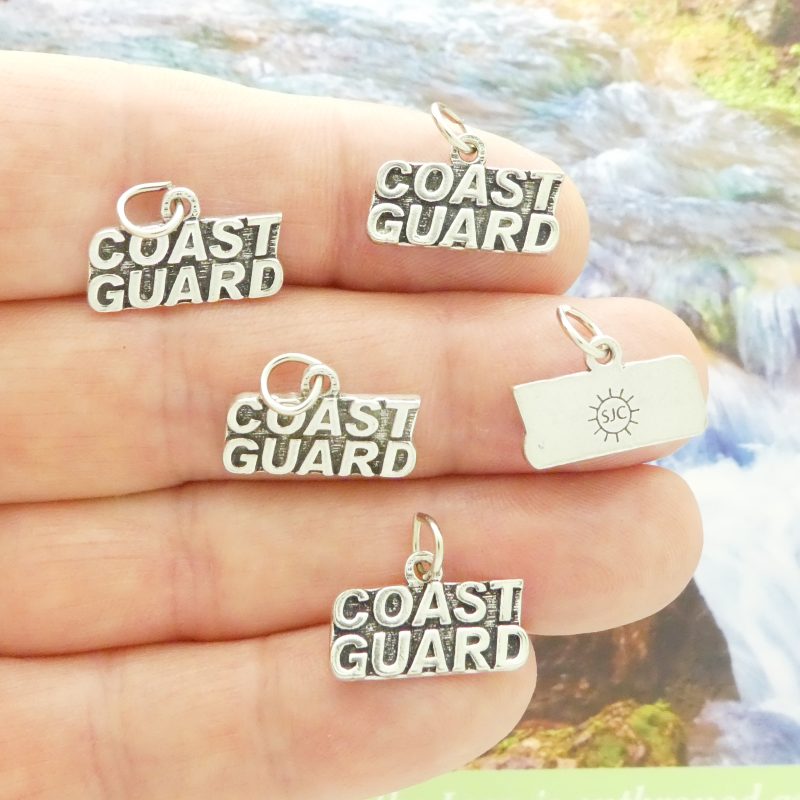 5 Silver Coast Guard Charm 11x19mm by TIJC SP0548 - Image 4