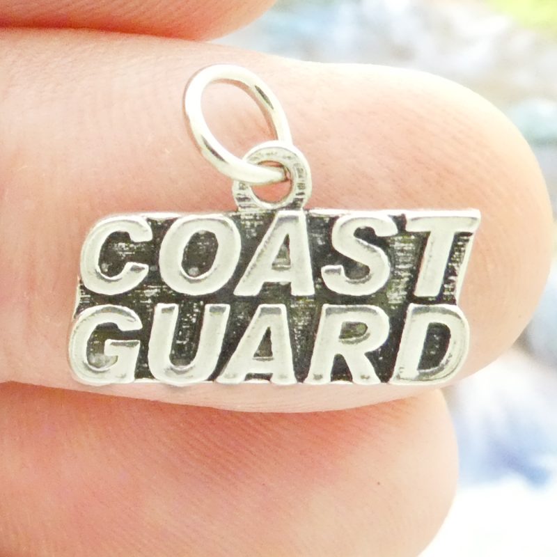5 Silver Coast Guard Charm 11x19mm by TIJC SP0548 - Image 2