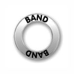 5 Silver Affirmation Ring Band Charm 22mm by TIJC SP0563