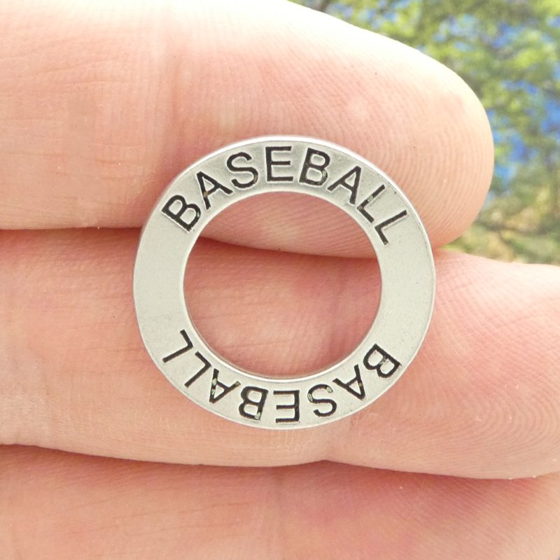 baseball charm