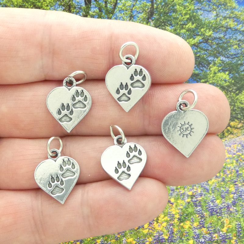 paw print charms wholesale