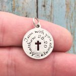 5 Silver Matthew 28:20 Scripture Charm by TIJC SP0621