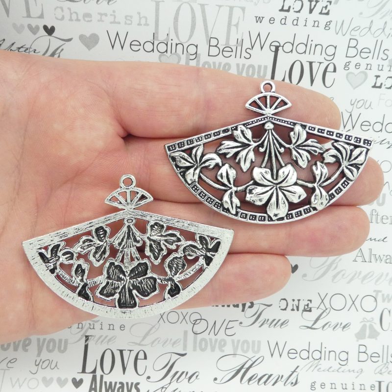 Hand Fan Charms Bulk
