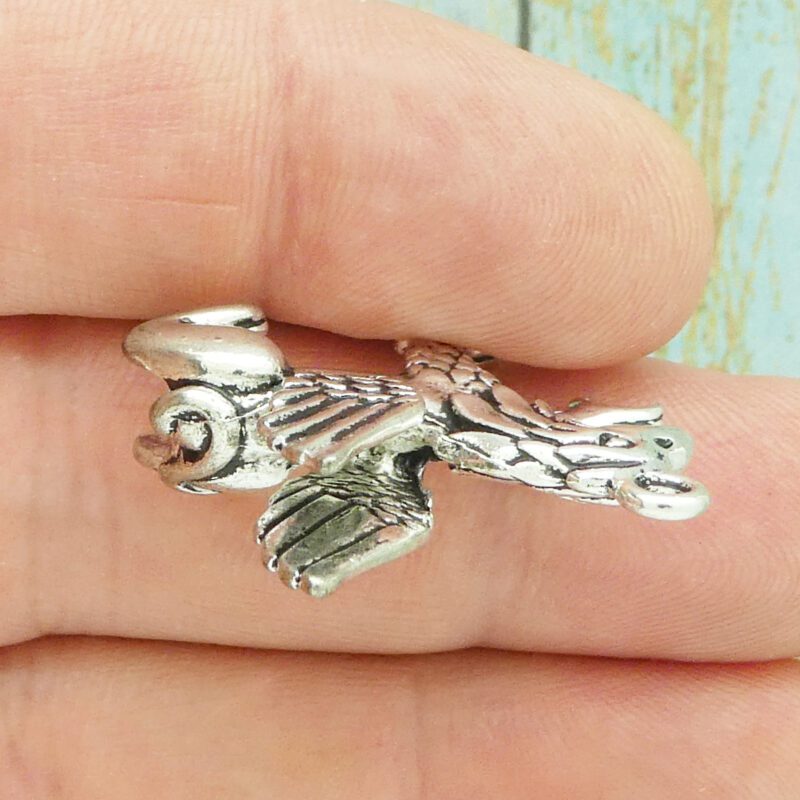 1 Silver Griffin Charm Pendant by TIJC SP0644 - Image 4