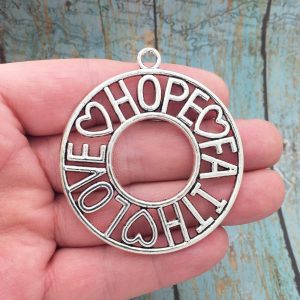 faith hope and love pendants for jewelry making