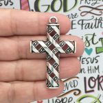 Silver Cross Charms Wholesale