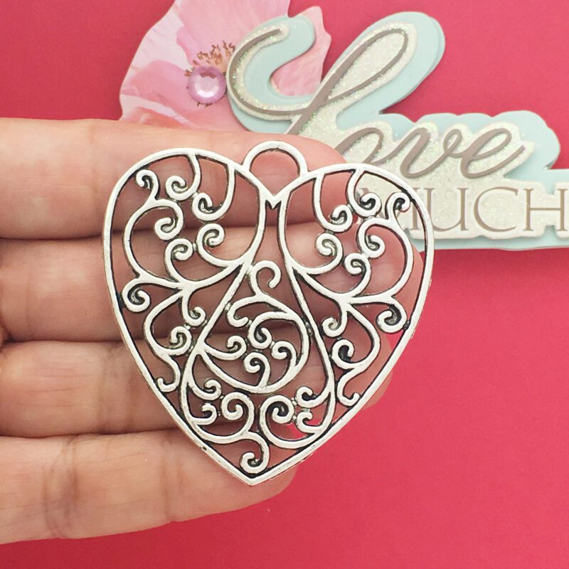 Filigree Heart Pendants