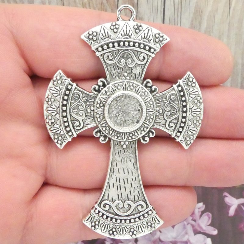 Silver Cross Pendants Bulk