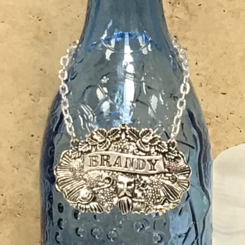 1 Silver Brandy Decanter Label by TIJC SP0660 - Image 6