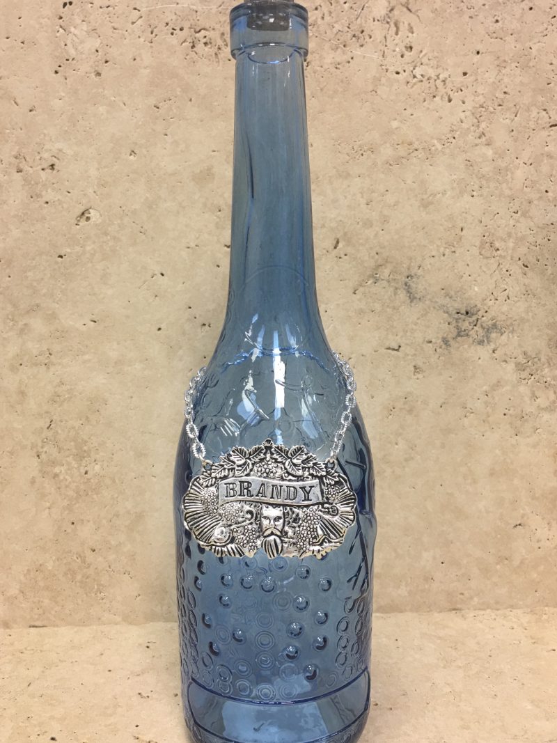 1 Silver Brandy Decanter Label by TIJC SP0660 - Image 5