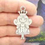 Silver Princess Charm