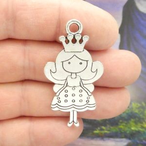 Silver Princess Charm