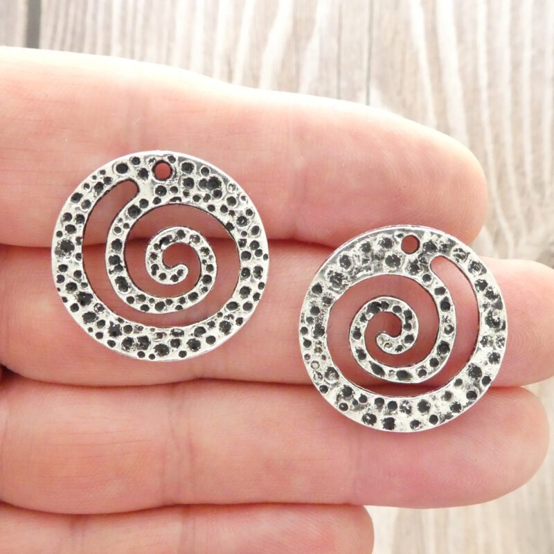 Spiral Charms Bulk