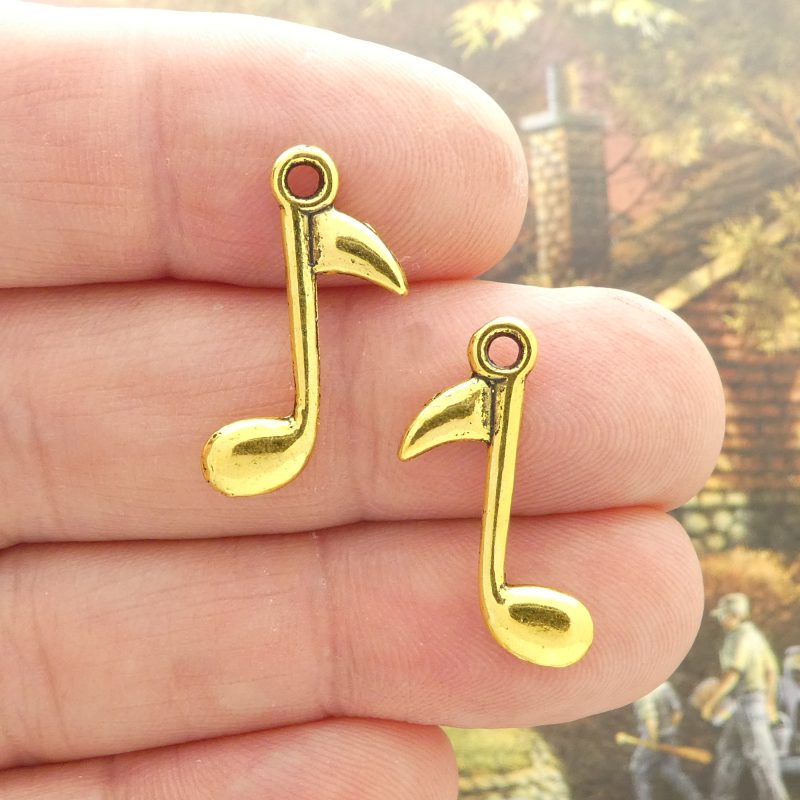 music note charms for jewelry making