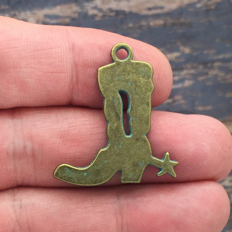 cowboy boot charms for jewelry making