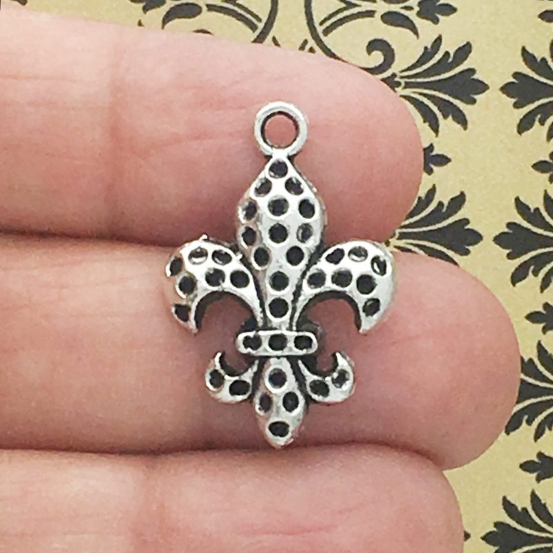 Silver Fleur De Lis Charms Bulk