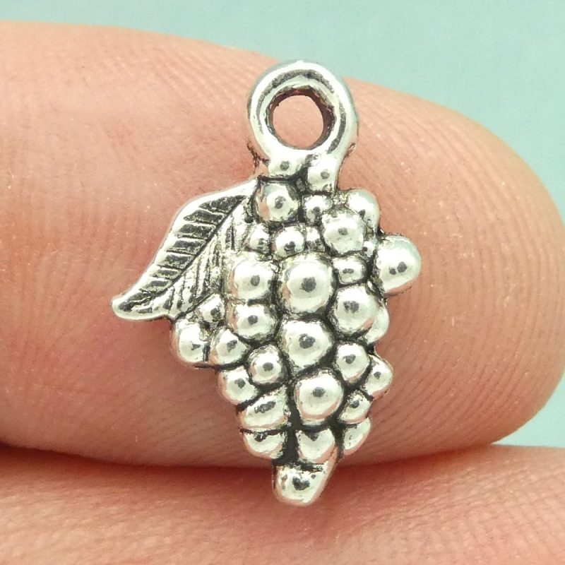 Grape Charms for Jewelry Making