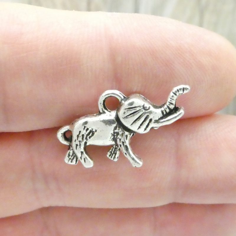 Elephant Charms for Jewelry Making