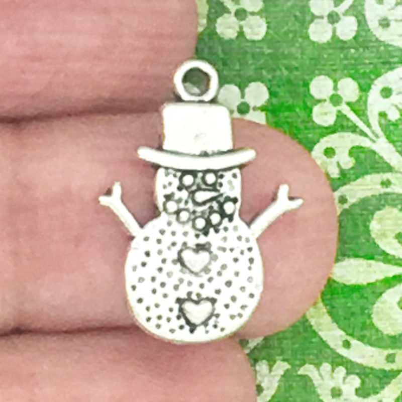 Snowman Charms Bulk
