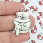 Snowman Charms for Jewelry Making