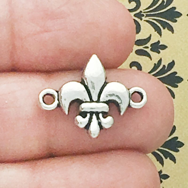 Fleur de Lis Charm Bracelet Connector