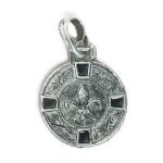 Silver Fleur De Lis Charm Pendant