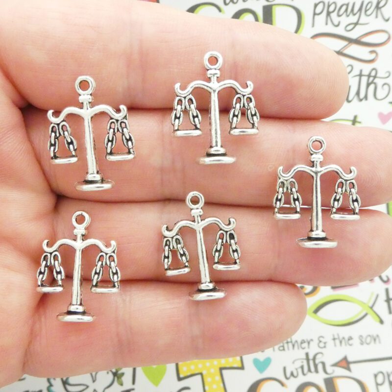 Scales of Justice Charms Bulk