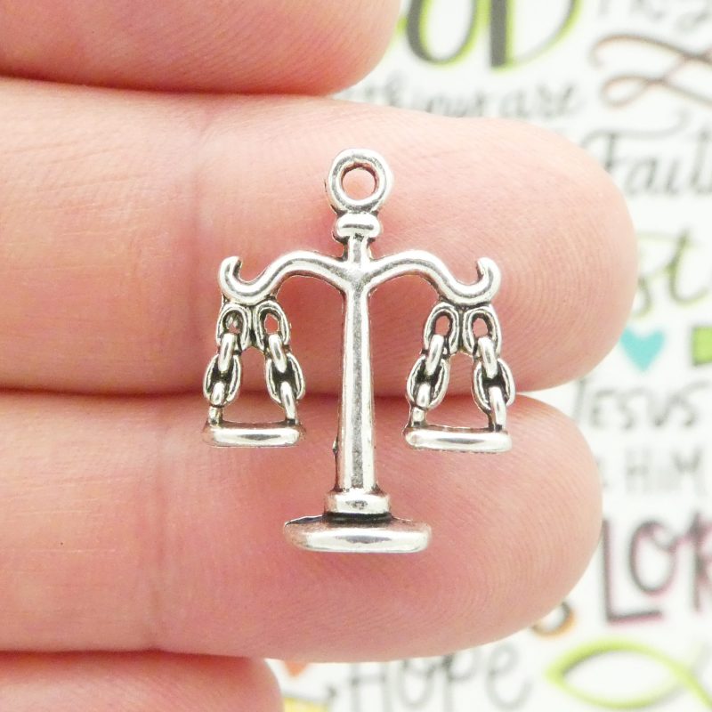 Scales of Justice Charm