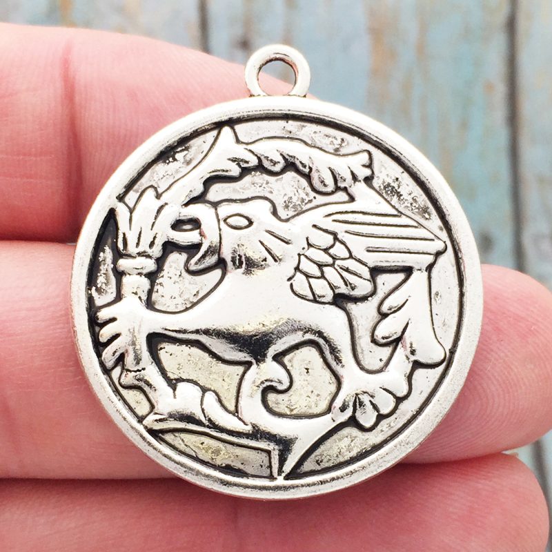Silver Griffin Charm