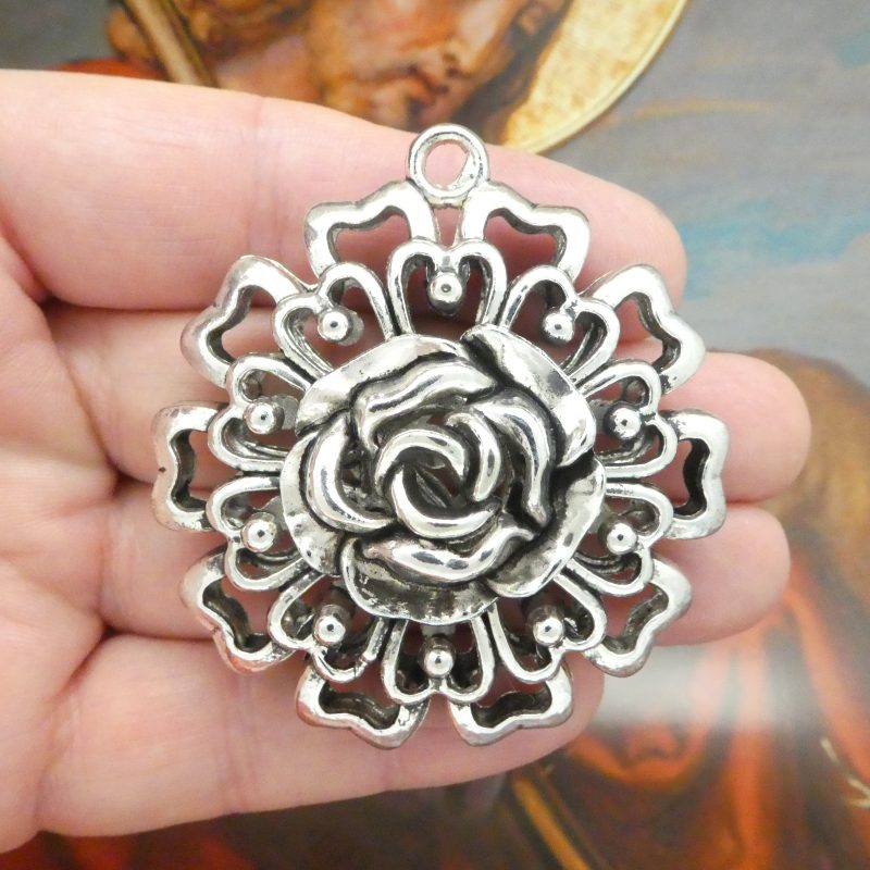 Rose Flower Pendant