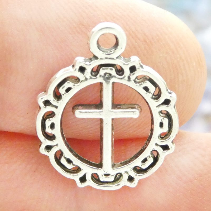 plain cross charm
