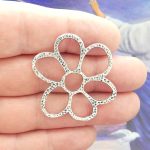Silver Flower Charm