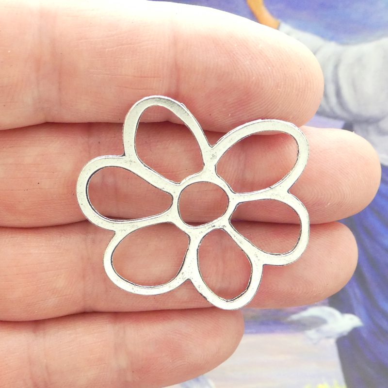 Silver Flower Pendant
