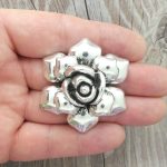 Silver Rose Pendant