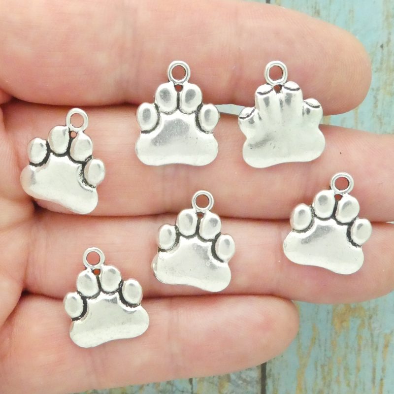 Paw Print Charms Wholesale