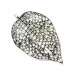 silver leaf pendant