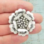 Silver Flower Pendant