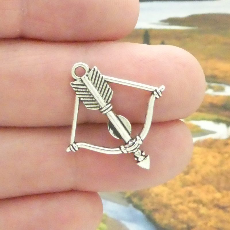 bow and arrow charms for sale