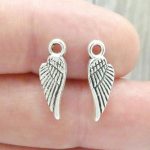 angel wing charm for jewelry making