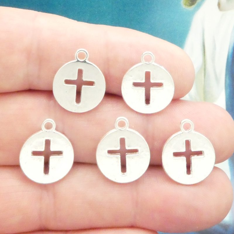 cross disk charms bulk