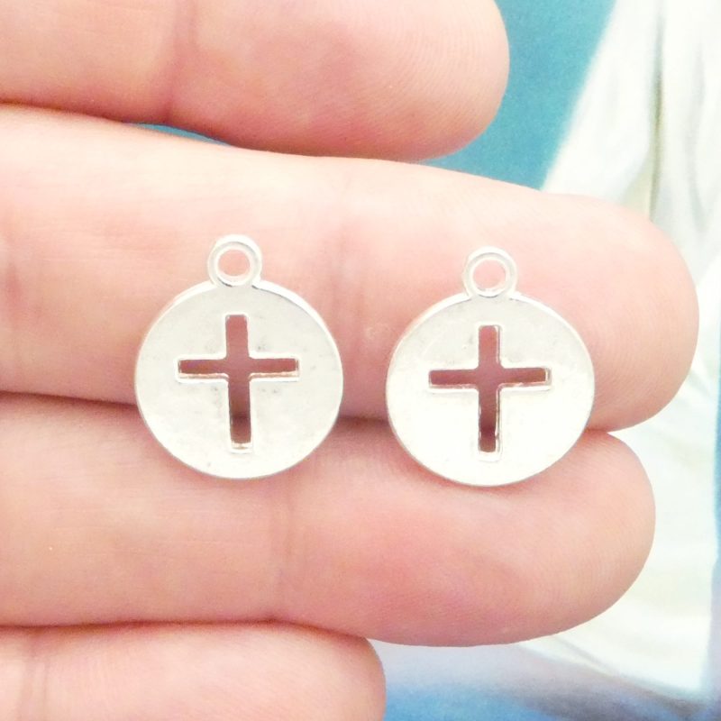 cross disk charms wholesale