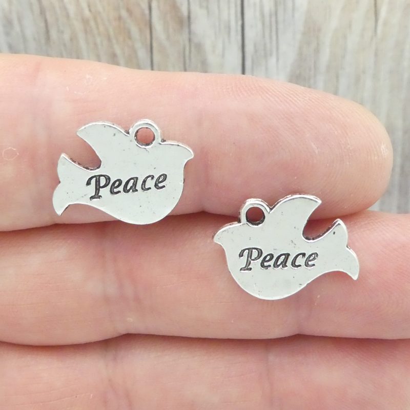 peace dove charms wholesale