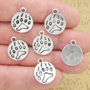 Bear Paw Charms Bulk