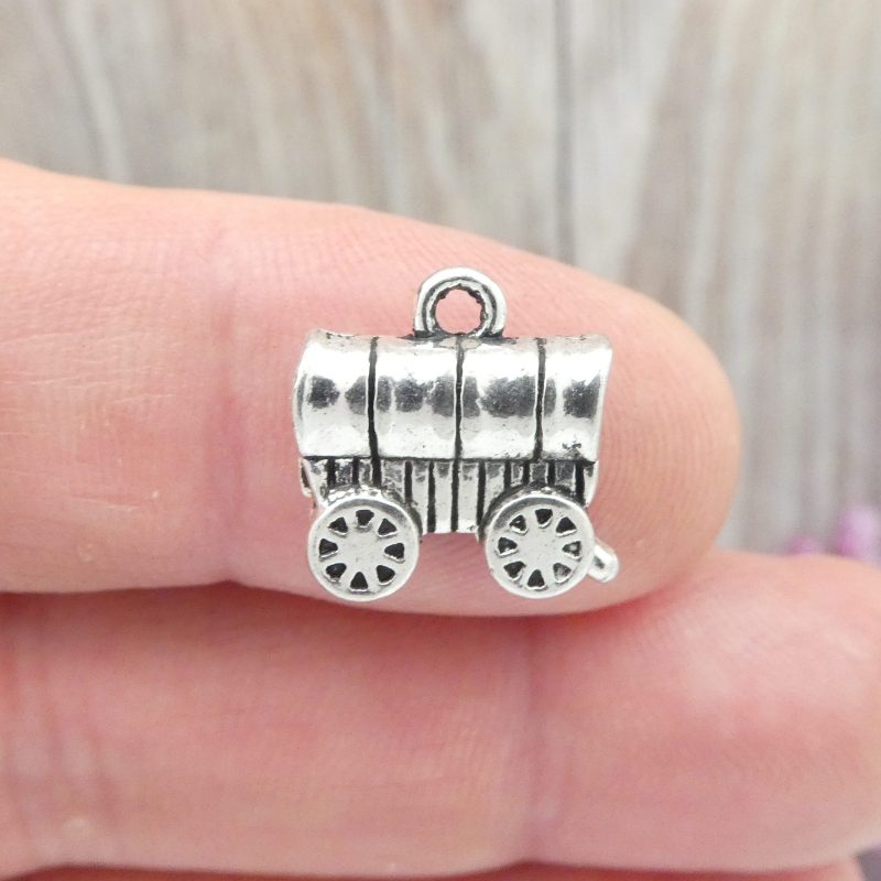 covered wagon charms bulk