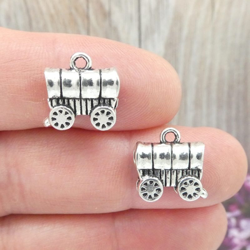 wagon charms for jewelry making