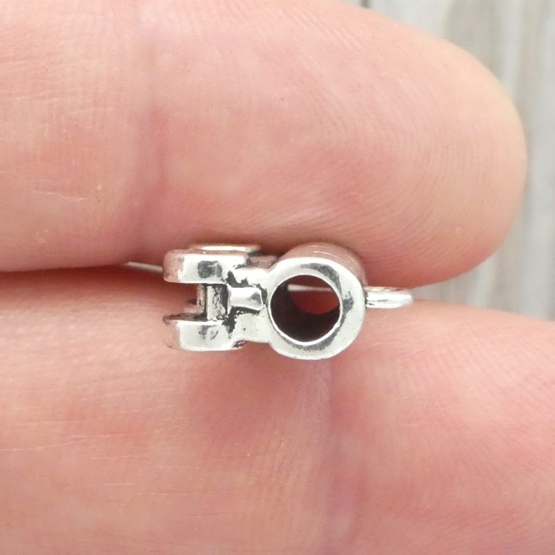 BULK 20 Silver Covered Wagon Charm 14x14mm by TIJC SP0892B - Image 5